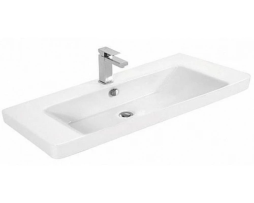 Заказать Тумба с раковиной Aquanet София 105 212588 подвесная Белый глянец в магазине сантехники Santeh-Crystal.ru