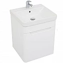 Тумба с раковиной Aquanet София 50 212585 подвесная Белый глянец
