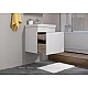 Заказать Тумба с раковиной Aquanet София 80 212587 подвесная Белый глянец в магазине сантехники Santeh-Crystal.ru