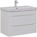 Тумба под раковину Aquanet София 80 274002 подвесная Белый глянец