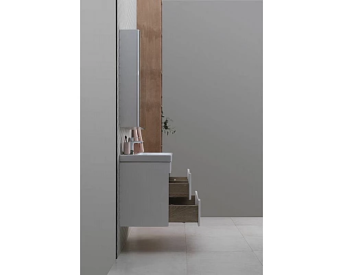 Купить Тумба под раковину Aquanet София 80 274002 подвесная Белый глянец в магазине сантехники Santeh-Crystal.ru