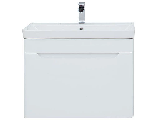 Заказать Тумба под раковину Aquanet София 80 199869 подвесная Белый глянец в магазине сантехники Santeh-Crystal.ru