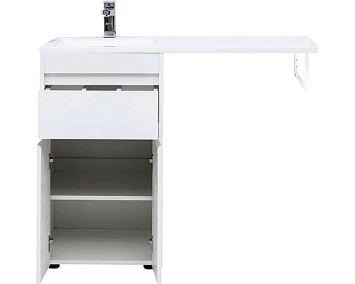 Купить Тумба под раковину Aquanet Токио 110 237744 Белая в магазине сантехники Santeh-Crystal.ru