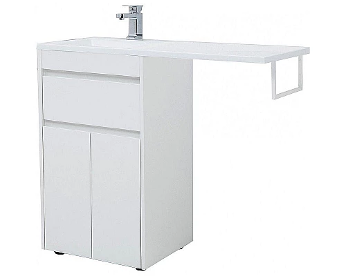 Купить Тумба под раковину Aquanet Токио 110 237744 Белая в магазине сантехники Santeh-Crystal.ru