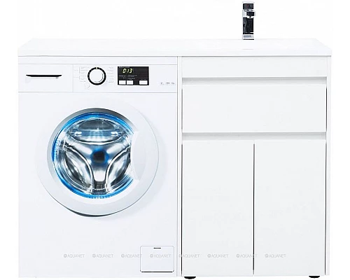 Приобрести Тумба под раковину Aquanet Токио 120 237745 Белая в магазине сантехники Santeh-Crystal.ru