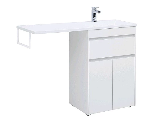 Приобрести Тумба под раковину Aquanet Токио 120 237745 Белая в магазине сантехники Santeh-Crystal.ru