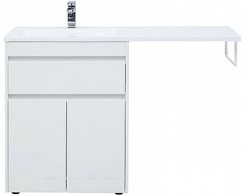 Заказать Тумба под раковину Aquanet Токио 130 237746 Белая в магазине сантехники Santeh-Crystal.ru