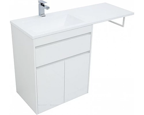 Заказать Тумба под раковину Aquanet Токио 130 237746 Белая в магазине сантехники Santeh-Crystal.ru