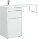 Купить Тумба с раковиной Aquanet Токио 110 L 239298 Белая в магазине сантехники Santeh-Crystal.ru