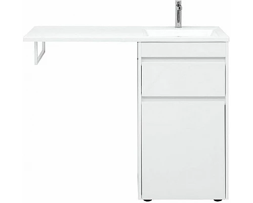 Купить Тумба с раковиной Aquanet Токио 110 R 239299 Белая в магазине сантехники Santeh-Crystal.ru