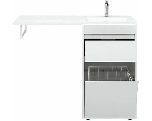 Купить Тумба с раковиной Aquanet Токио 110 R 239299 Белая в магазине сантехники Santeh-Crystal.ru