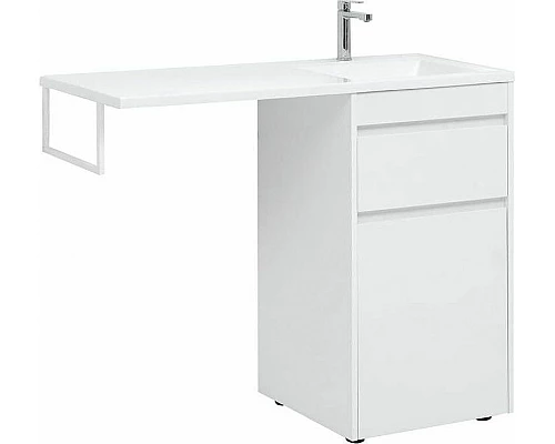Купить Тумба с раковиной Aquanet Токио 110 R 239299 Белая в магазине сантехники Santeh-Crystal.ru