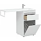 Купить Тумба с раковиной Aquanet Токио 110 R 239299 Белая в магазине сантехники Santeh-Crystal.ru