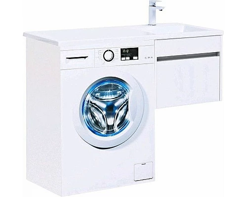 Заказать Тумба с раковиной Aquanet Токио 110 R 239209 подвесная Белая в магазине сантехники Santeh-Crystal.ru