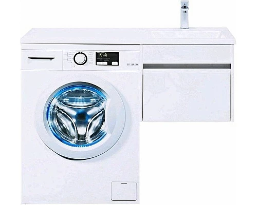 Заказать Тумба с раковиной Aquanet Токио 110 R 239209 подвесная Белая в магазине сантехники Santeh-Crystal.ru