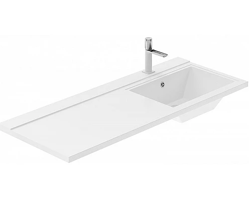 Купить Тумба с раковиной Aquanet Токио 120 R 239210 Белая в магазине сантехники Santeh-Crystal.ru