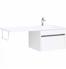 Тумба с раковиной Aquanet Токио 120 R 239213 подвесная Белая