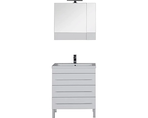 Приобрести Комплект мебели для ванной Aquanet Верона 75 231040 Белый в магазине сантехники Santeh-Crystal.ru