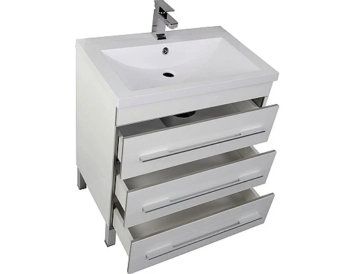 Приобрести Комплект мебели для ванной Aquanet Верона 75 231040 Белый в магазине сантехники Santeh-Crystal.ru