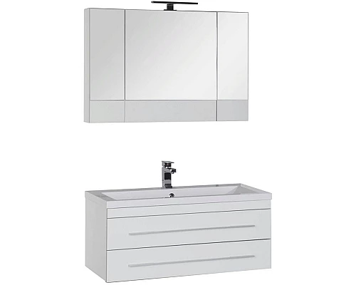 Заказать Комплект мебели для ванной Aquanet Верона 100 230318 Белый в магазине сантехники Santeh-Crystal.ru