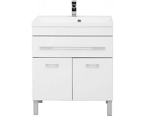 Приобрести Тумба с раковиной Aquanet Верона 75 213031 Белая в магазине сантехники Santeh-Crystal.ru