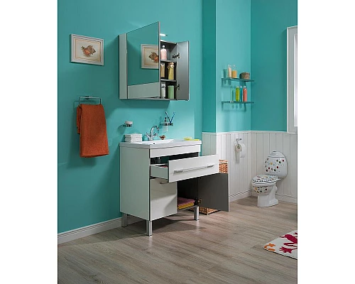 Приобрести Тумба с раковиной Aquanet Верона 75 213031 Белая в магазине сантехники Santeh-Crystal.ru