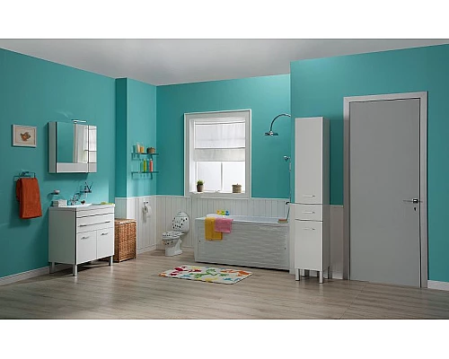 Приобрести Тумба с раковиной Aquanet Верона 75 213031 Белая в магазине сантехники Santeh-Crystal.ru