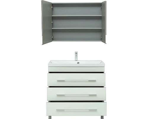 Купить Комплект мебели для ванной Aquanet Верона 90 287660 Белый в магазине сантехники Santeh-Crystal.ru