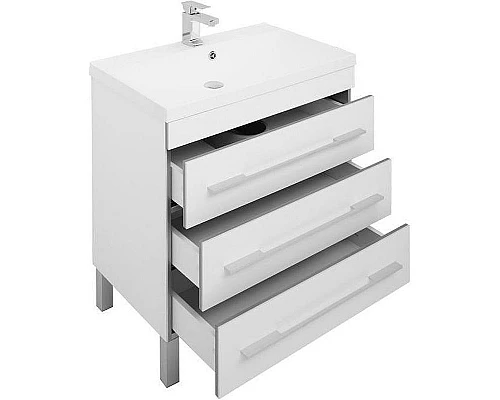 Приобрести Комплект мебели для ванной Aquanet Верона 75 287658 Белый в магазине сантехники Santeh-Crystal.ru