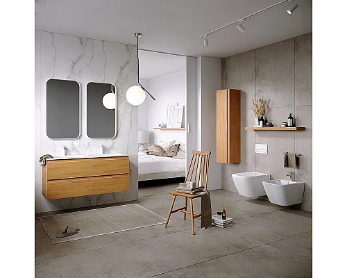 Купить Зеркало Aqwella RM 50 RM0205W Белое в магазине сантехники Santeh-Crystal.ru