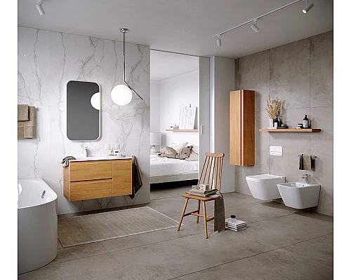 Купить Зеркало Aqwella RM 50 RM0205W Белое в магазине сантехники Santeh-Crystal.ru