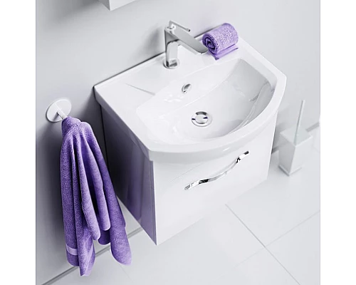Купить Тумба под раковину Aqwella Аллегро 50 Agr.01.05/1 подвесная Белая в магазине сантехники Santeh-Crystal.ru
