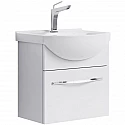 Тумба под раковину Aqwella Аллегро 50 Agr.01.05/1 подвесная Белая