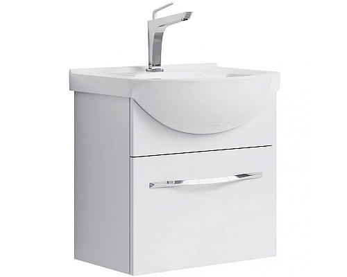 Купить Тумба под раковину Aqwella Аллегро 50 Agr.01.05/1 подвесная Белая в магазине сантехники Santeh-Crystal.ru