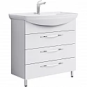 Тумба под раковину Aqwella Аллегро 105 Agr.01.10/3 Белая