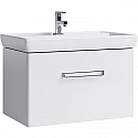 Тумба под раковину Aqwella Нео 80 NEO01081 подвесная Белая Тумба под раковину Aqwella Нео 80 NEO01081 подвесная Белая