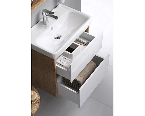 Купить Тумба под раковину Aqwella Сити 50 CI0105DK Дуб канадский в магазине сантехники Santeh-Crystal.ru