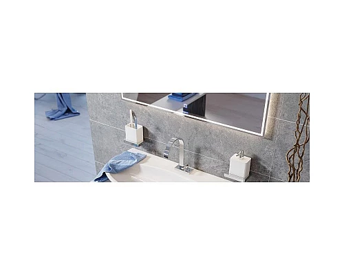 Купить Зеркало Aqwella 5 Stars Genesis 100 GEN0210 с подсветкой в магазине сантехники Santeh-Crystal.ru