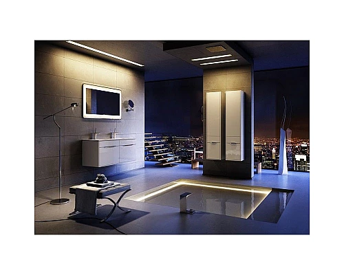 Заказать Шкаф пенал Aqwella 5 Stars Malaga 30 Mal.05.03/R Белый в магазине сантехники Santeh-Crystal.ru