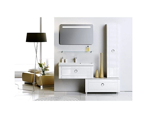 Купить Тумба Aqwella 5 Stars Инфинити 80 Inf.03.08 Белая в магазине сантехники Santeh-Crystal.ru