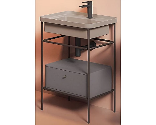 Заказать Консоль под раковину Artceram Fuori 60 ACA056 56 Moka в магазине сантехники Santeh-Crystal.ru