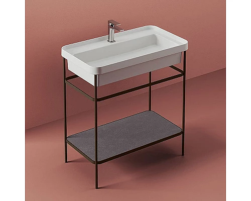 Приобрести Консоль под раковину Artceram Fuori 80 ACA057 56 Moka в магазине сантехники Santeh-Crystal.ru