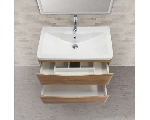 Купить Тумба под раковину BelBagno ACQUA-800-2C-SO-RR подвесная Rovere Rustico в магазине сантехники Santeh-Crystal.ru