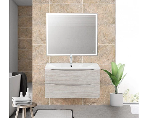 Приобрести Тумба под раковину BelBagno ACQUA-900-2C-SO-RVB подвесная Rovere Vintage Bianco в магазине сантехники Santeh-Crystal.ru