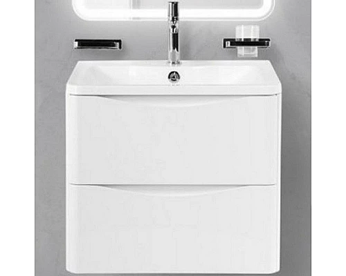 Приобрести Тумба под раковину BelBagno ACQUA-600-2C-SO-BL подвесная Bianco Lucido в магазине сантехники Santeh-Crystal.ru