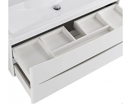 Купить Тумба под раковину BelBagno 120 ACQUA-1200-2C-SO-BL подвесная Bianco Lucido в магазине сантехники Santeh-Crystal.ru