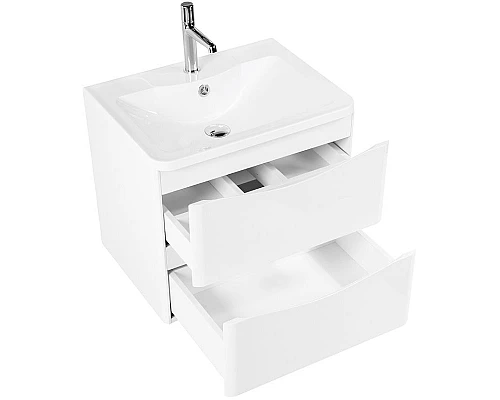 Купить Тумба под раковину BelBagno 70 ACQUA-700-2C-SO-BL подвесная Bianco Lucido в магазине сантехники Santeh-Crystal.ru