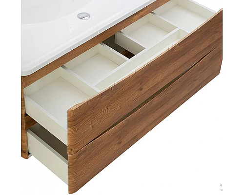 Приобрести Тумба под раковину BelBagno 120 ACQUA-1200-2C-SO-RR подвесная Rovere Rustico в магазине сантехники Santeh-Crystal.ru