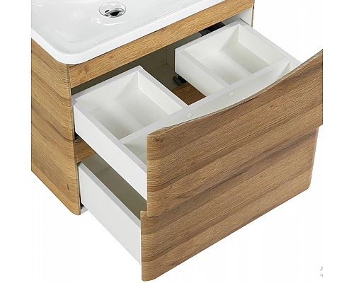 Купить Тумба под раковину BelBagno 70 ACQUA-700-2C-SO-RR подвесная Rovere Rustico в магазине сантехники Santeh-Crystal.ru