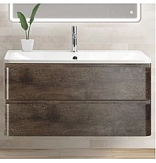Тумба под раковину BelBagno ALBANO-800-2C-SO-RNG подвесная Robere Nature Grigio